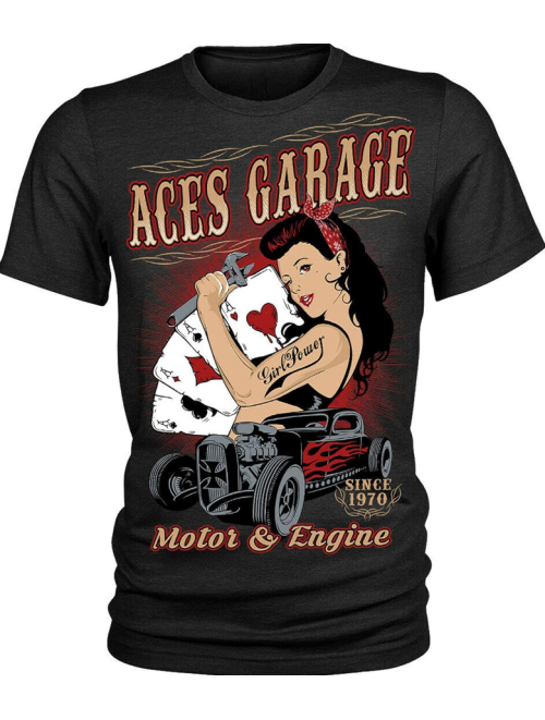 Aces Garage t-shirt