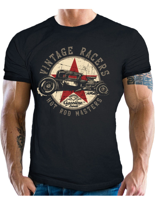 T-shirt for rockabilly vintage hot rod fans