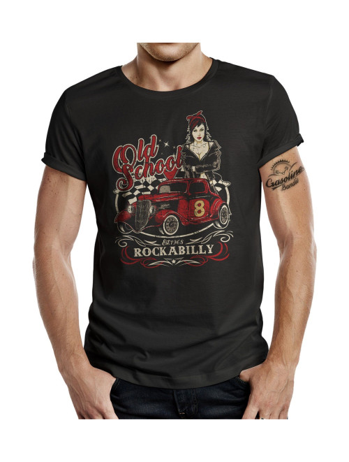 Biker Racer Rockabilly Hot-Rod Design originale:...