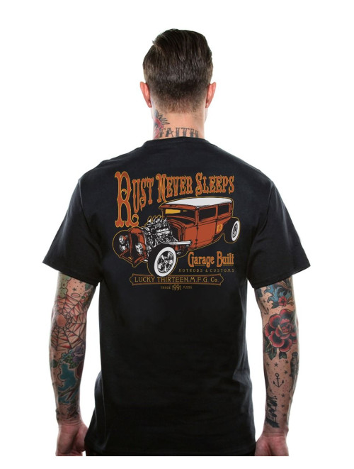 Lucky 13 - Rust Never Sleeps - Men's Short sleeved...