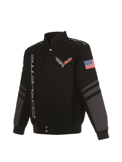 Corvette C7 -Jacke, bestickter Logo