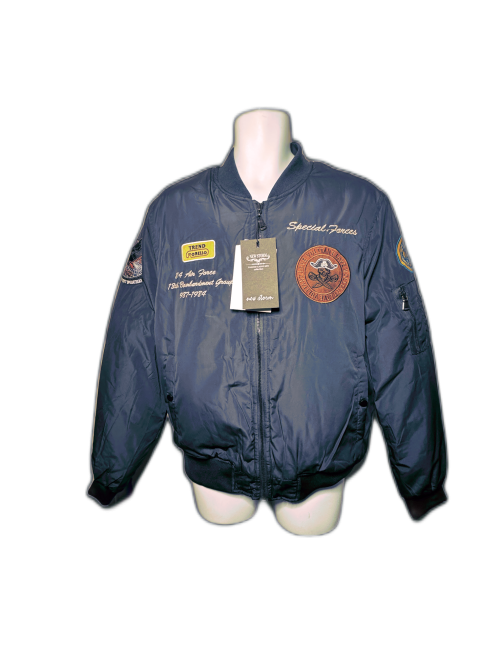 Bomberjacke mit Patsches Stickerei