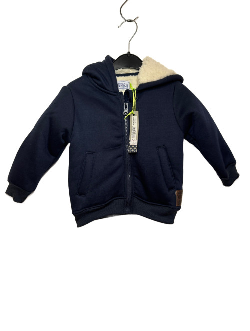 Jacke Kinder Winter dunkelblau