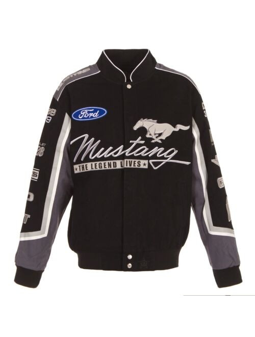 Authentic Mustang Racing Embroidered Cotton Jacket