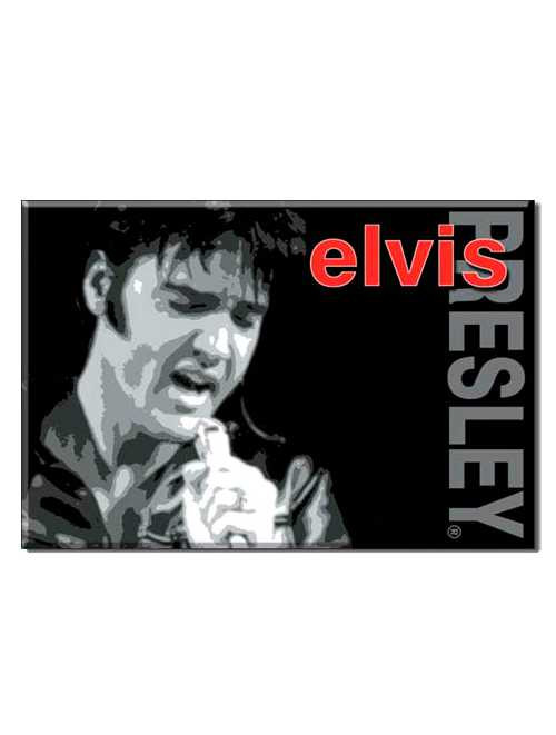 Elvis Close Up Metal Sign