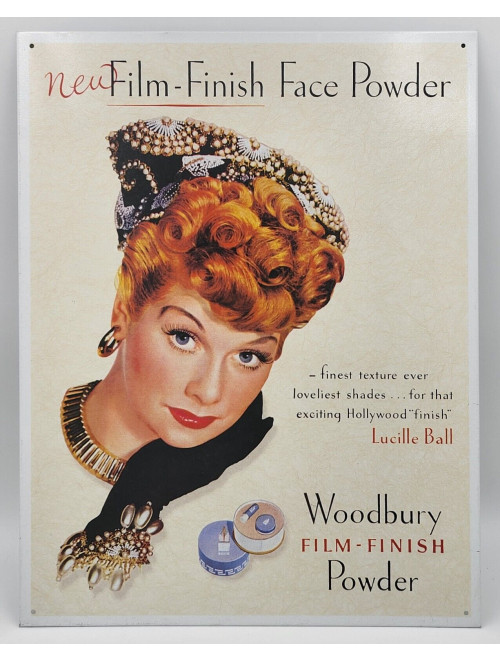 Lucille Ball Woodbury Film-Finish Face Powder Metal...