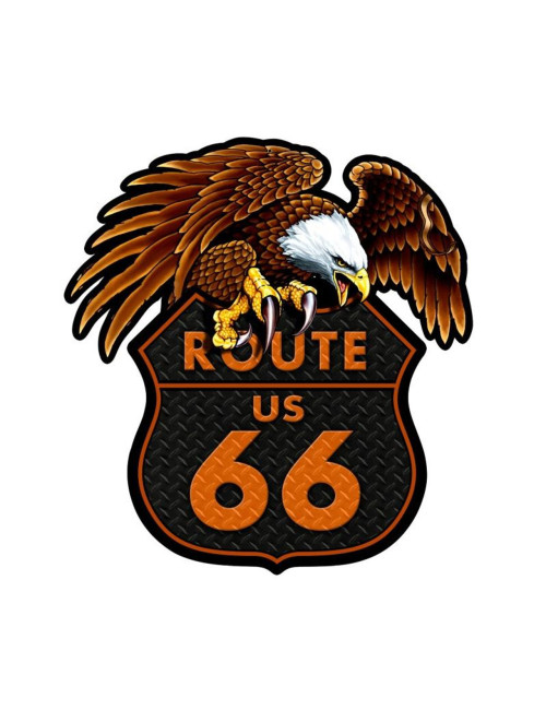 Route 66 Eagle METAL SIGN