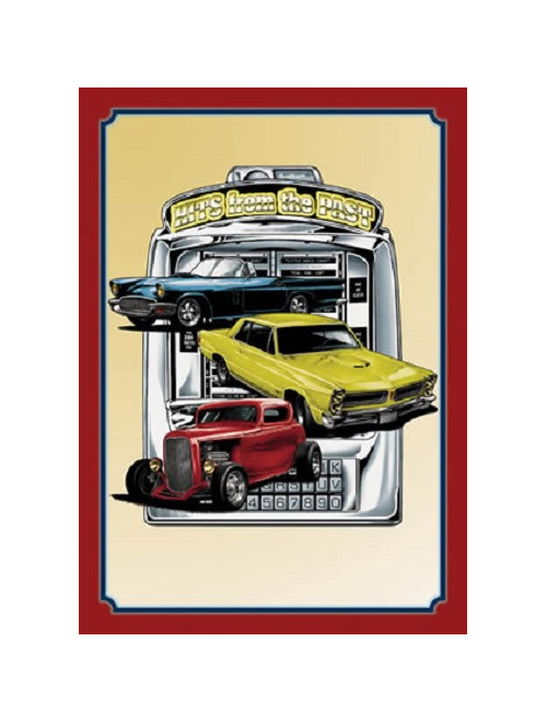 HITS FROM THE PAST MUSCLE CARS Tin Sign