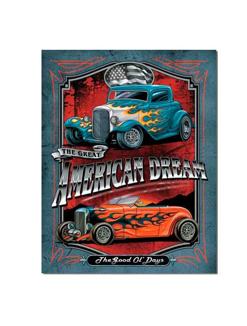 THE GREAT AMERICAN DREAM  Tin Sign