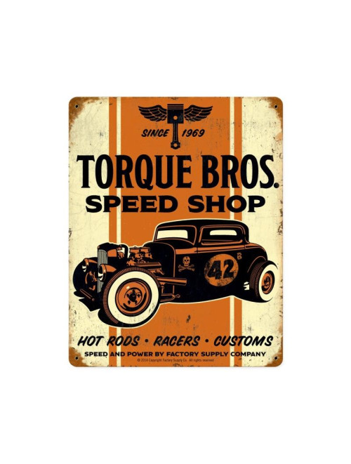 Torque Brothers 32 Coupe Blechschild