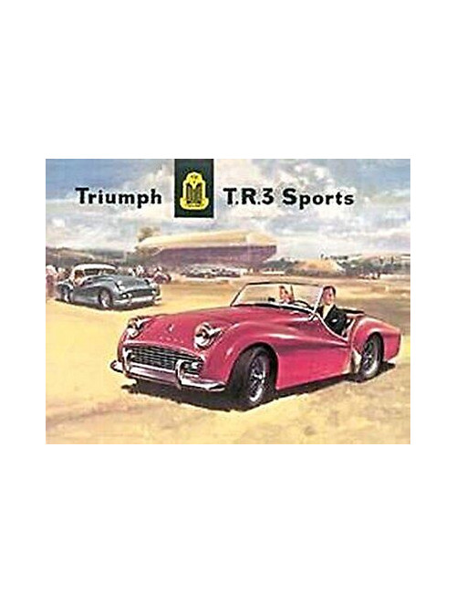 Triumph TR3  Blechschild