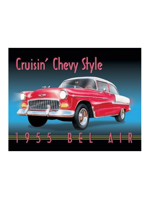 Cruisin' Chevy Style Blechschild