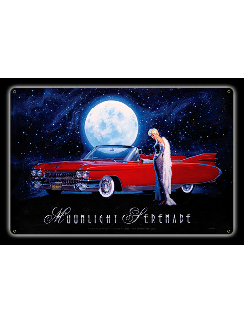 Moonlight Serenade - Vintage Blechschild