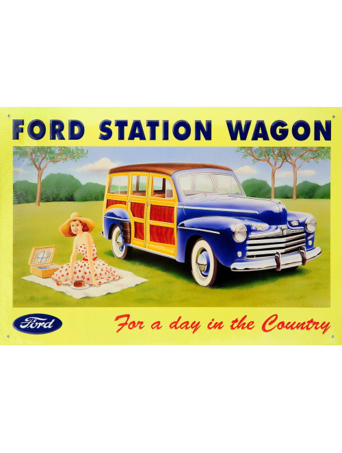 Tin Signs  FORD STATION WAGON